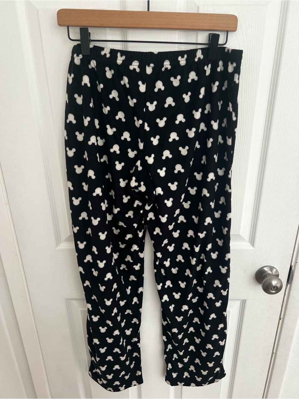 Disney Black & White Mickey Mouse‎ Pajama Set with Red Neckline - Picture 10 of 10